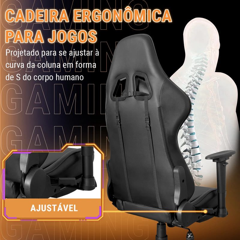 Cadeira Gamer Ergonômica de Última Geração com Reclinagem de 180º | Neonix ™