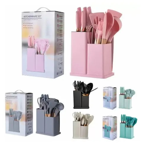 Kit Completo de Utensílios de Cozinha Luxo – 19 Peças | Neonix ™