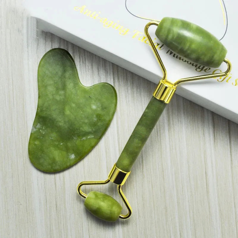 Kit Massageador Facial Jade Roller | Neonix ™
