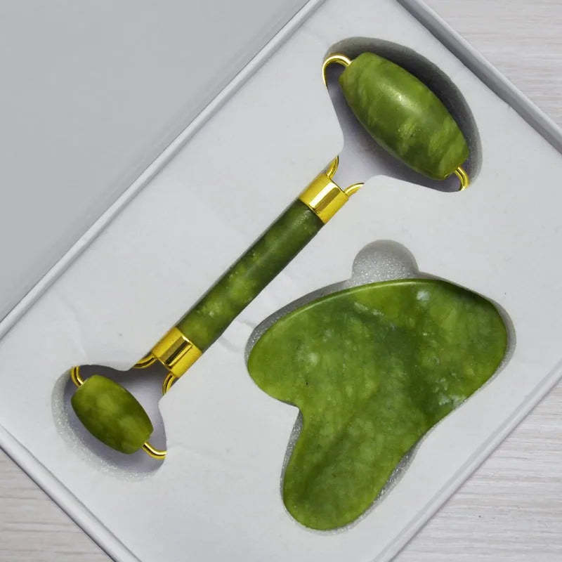 Kit Massageador Facial Jade Roller | Neonix ™