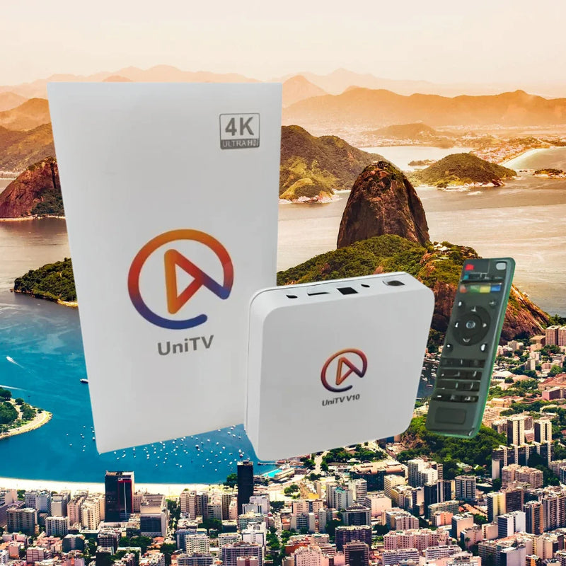 UNITV V10 – TV Box com Mais de 300 Canais e Lançamentos de Filmes e Séries | Neonix ™