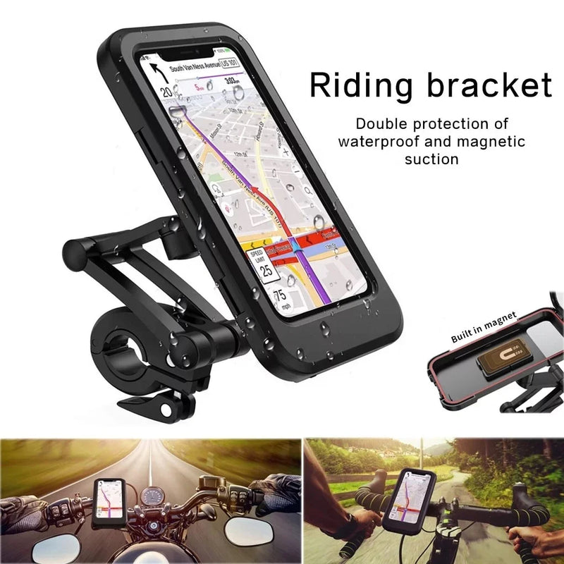 Suporte Case Capa Celular P Bike Moto Prova D'agua Magnetico | Neonix ™