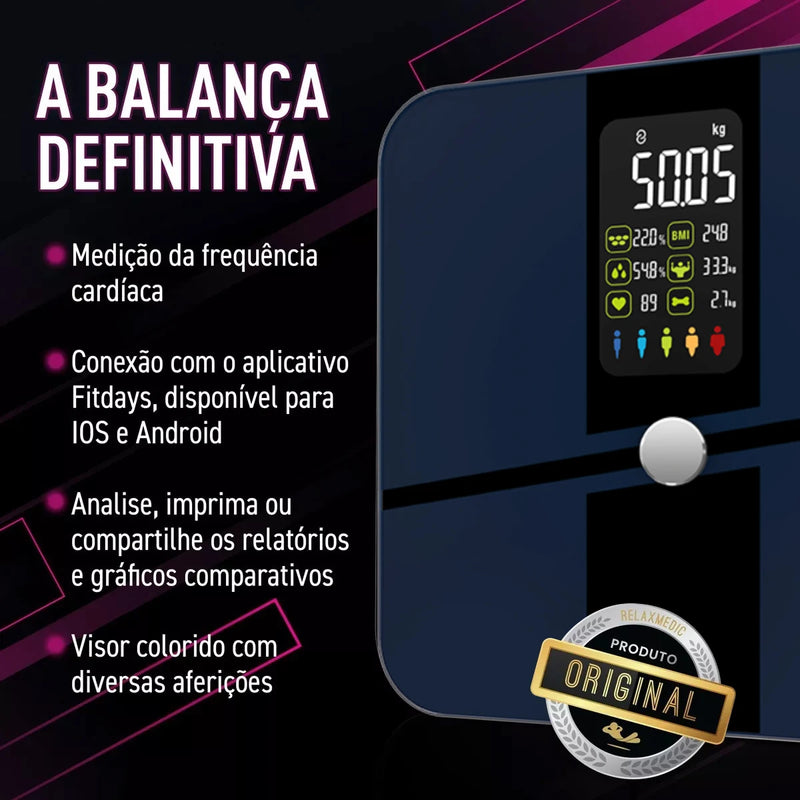 Balança Digital Inteligente para Banheiro | Neonix ™