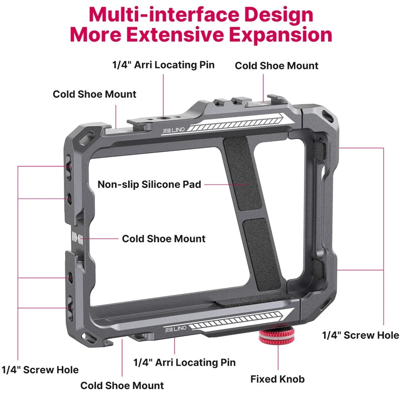 Cage Universal para Smartphone com Case Protetora e Alça Lateral | Neonix ™