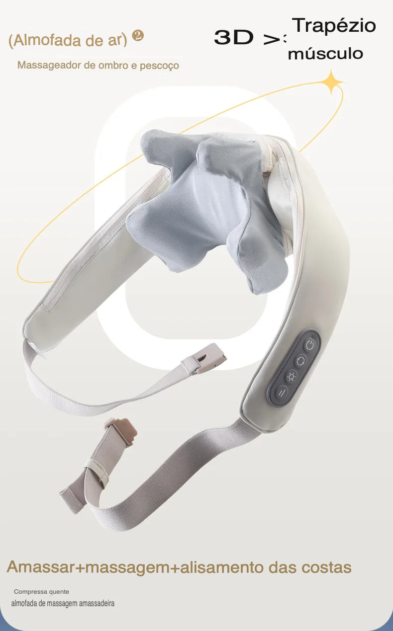 Massageador Multifuncional para Pescoço, Ombros e Costas | Neonix ™