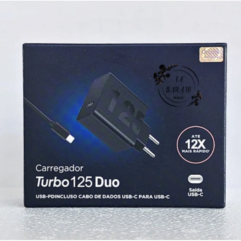 Carregador Ultra Rápido Tipo C 125W – Carregamento Turbo para Seu Motorola e Outros Dispositivos | Neonix ™