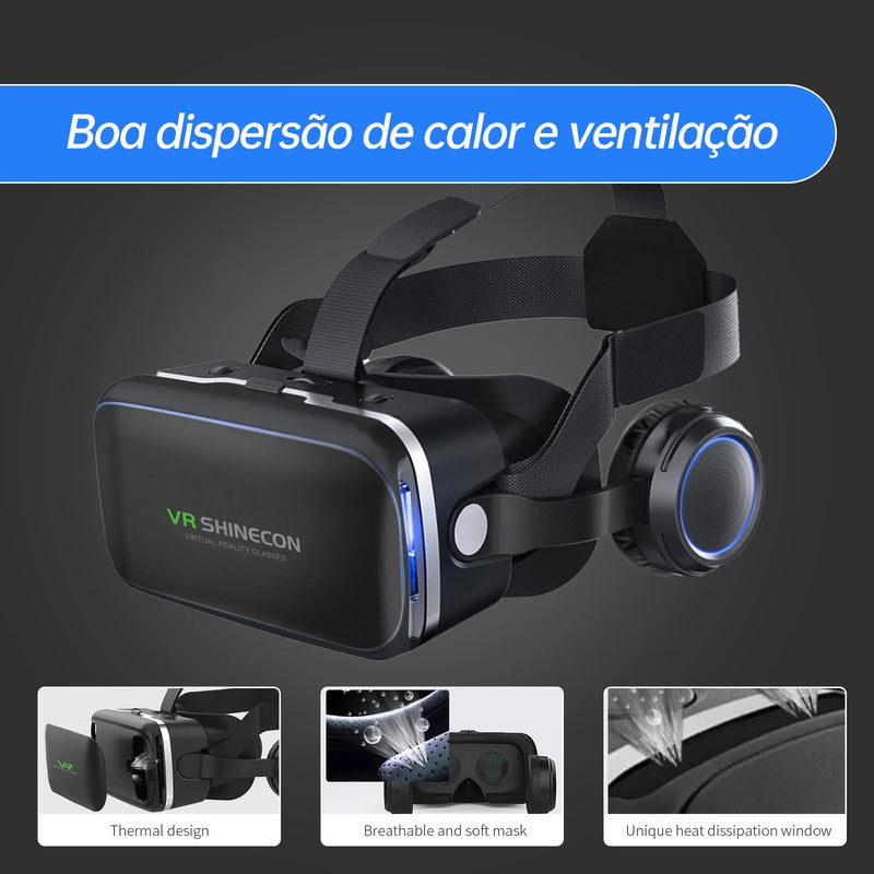 VR Shinecon - Capacete de Realidade Virtual | Neonix ™