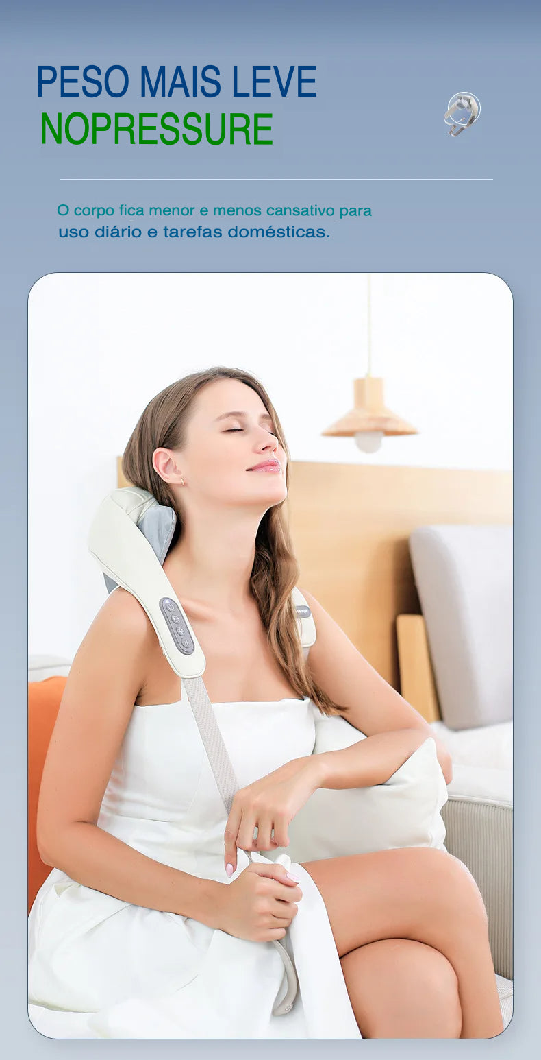 Massageador Multifuncional para Pescoço, Ombros e Costas | Neonix ™