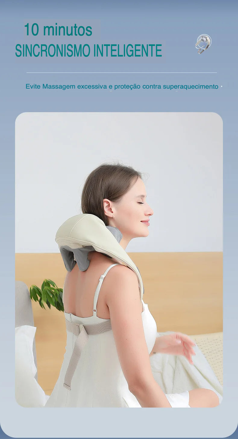 Massageador Multifuncional para Pescoço, Ombros e Costas | Neonix ™