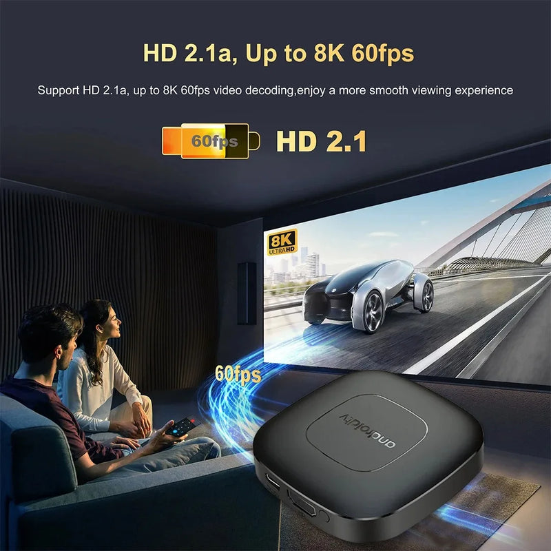 Kebidumei Mini TV Stick 8K – Smart TV Box Android 13 com Dual Wi-Fi | Neonix ™