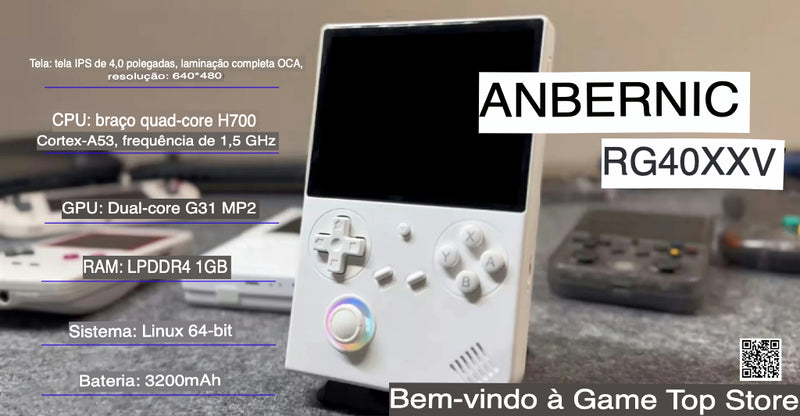 Console de Jogos Portátil ANBERNIC RG 40XXV | Neonix ™