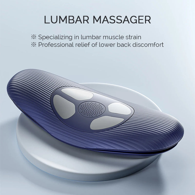 Electric Lumbar Traction Massager Vibration Waist Massager Airbag Waist Spine Support Back Massage Machine Waist masajeador