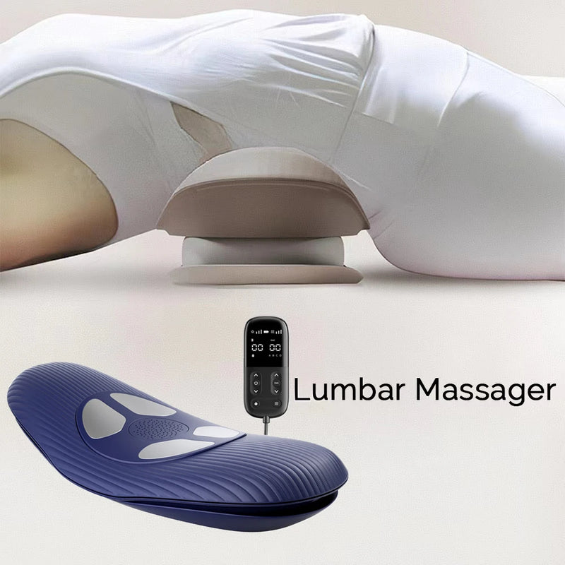 Electric Lumbar Traction Massager Vibration Waist Massager Airbag Waist Spine Support Back Massage Machine Waist masajeador