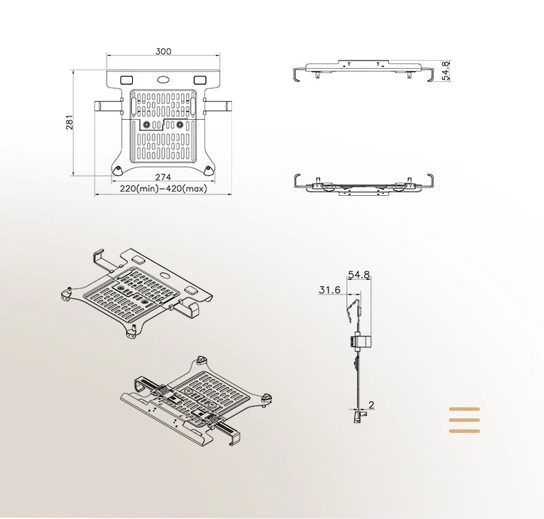 Suporte Duplo para Monitores | Neonix ™