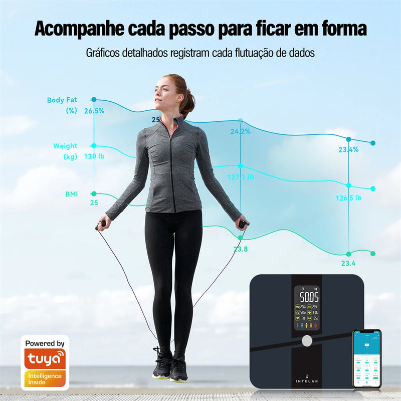 Balança Digital Inteligente para Banheiro | Neonix ™