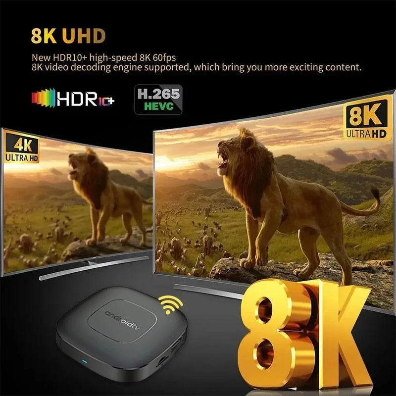 Kebidumei Mini TV Stick 8K – Smart TV Box Android 13 com Dual Wi-Fi | Neonix ™